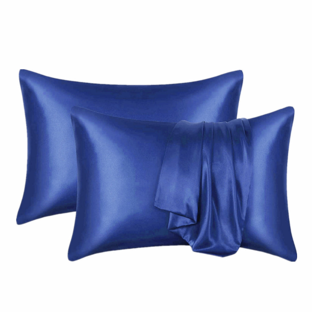 2 Pack Satin Silk Pillowcase / Pillow Cover