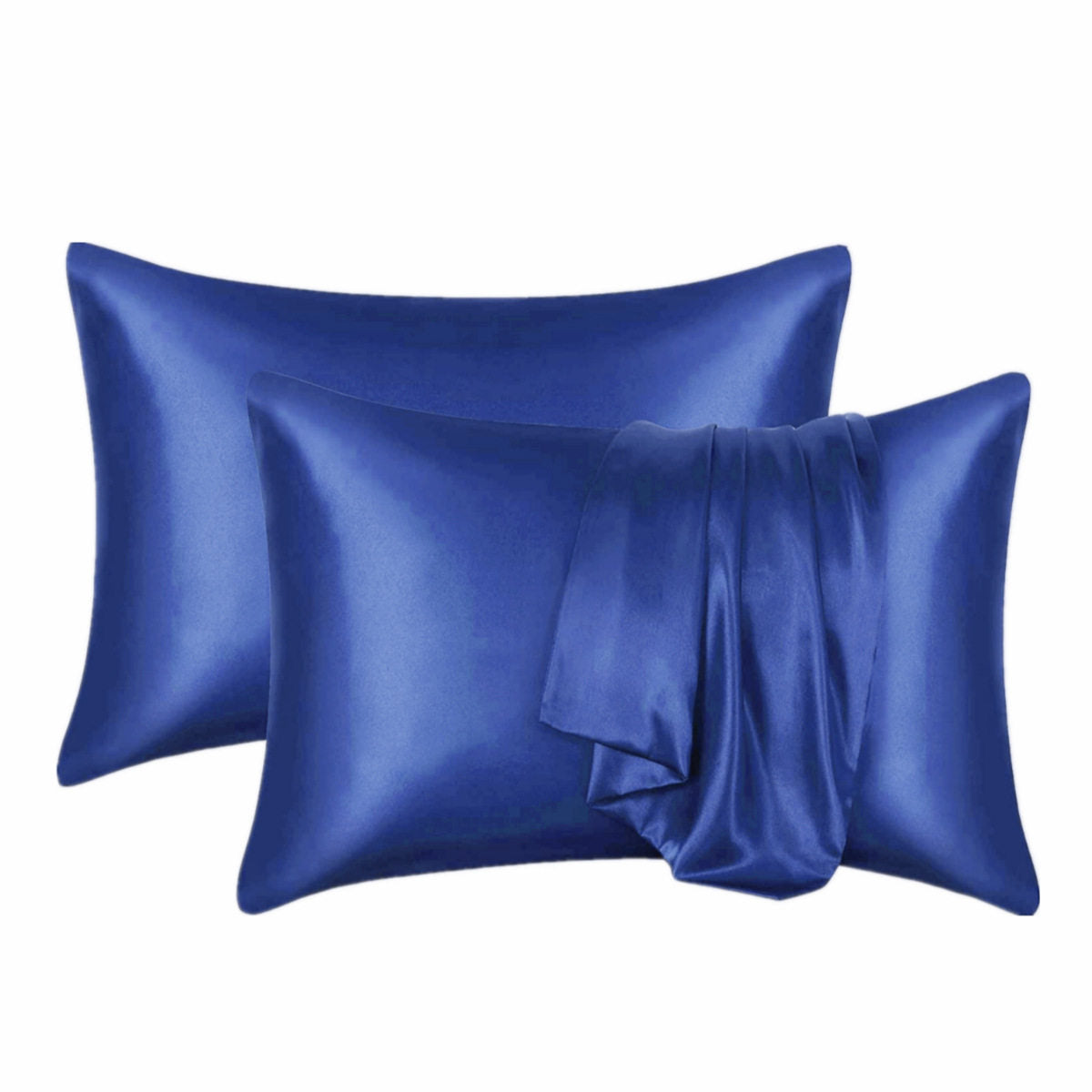 2 Pack Satin Silk Pillowcase / Pillow Cover