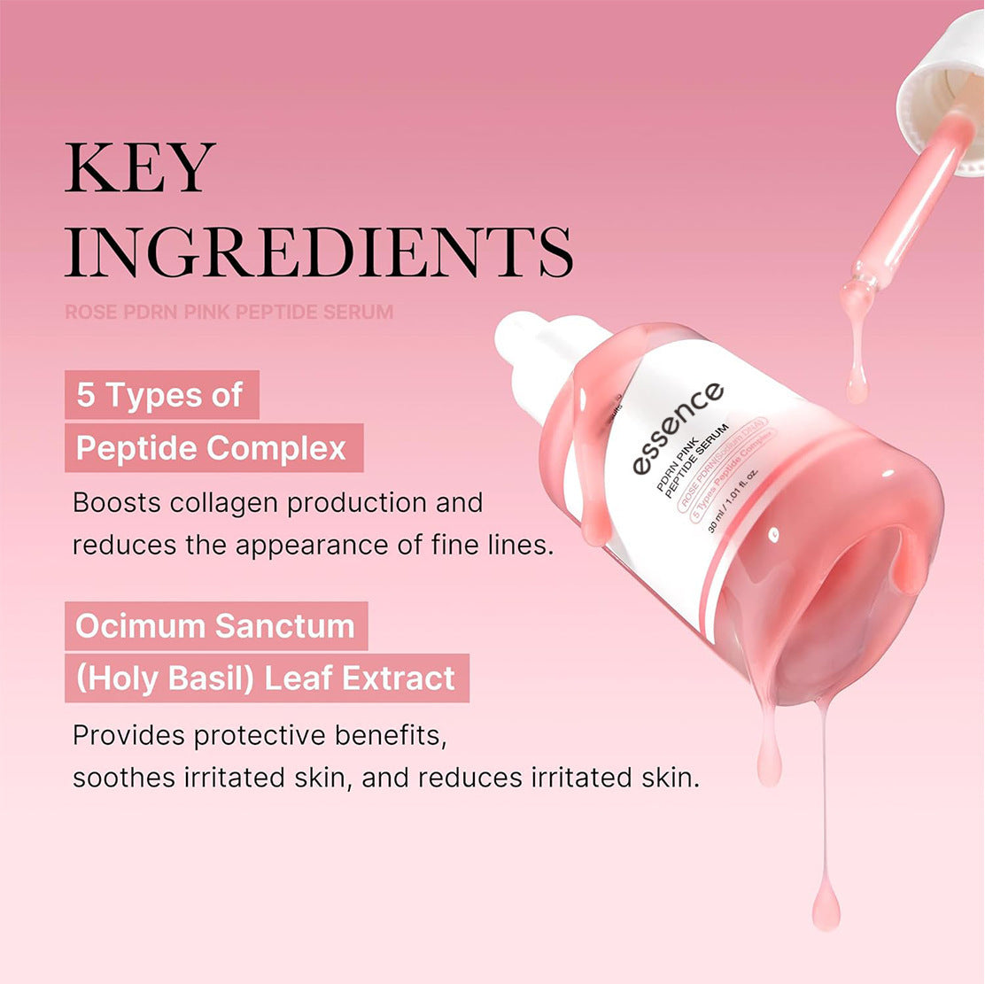 Pink Peptide Collagen Hydrating Serum