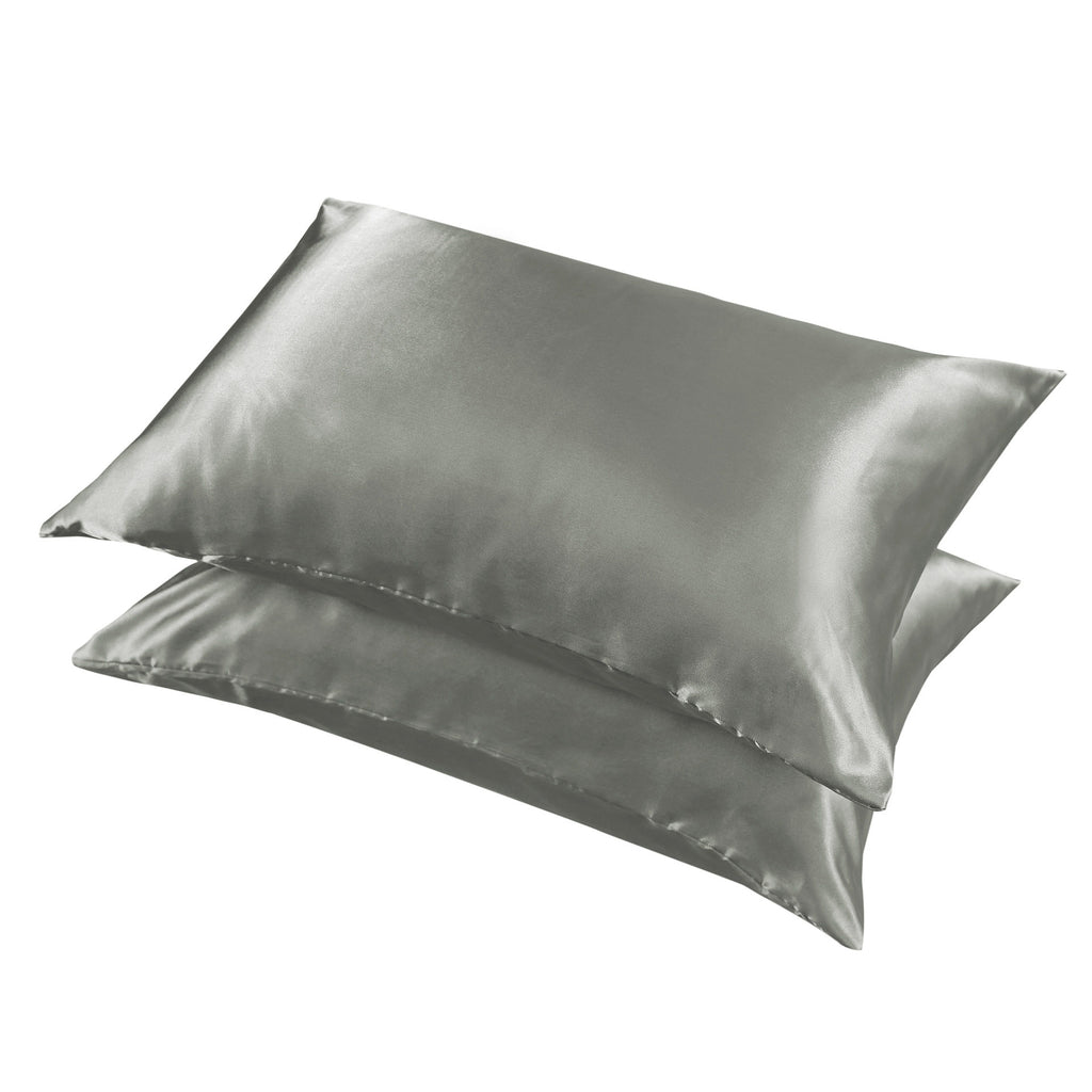 2 Pack Satin Silk Pillowcase / Pillow Cover