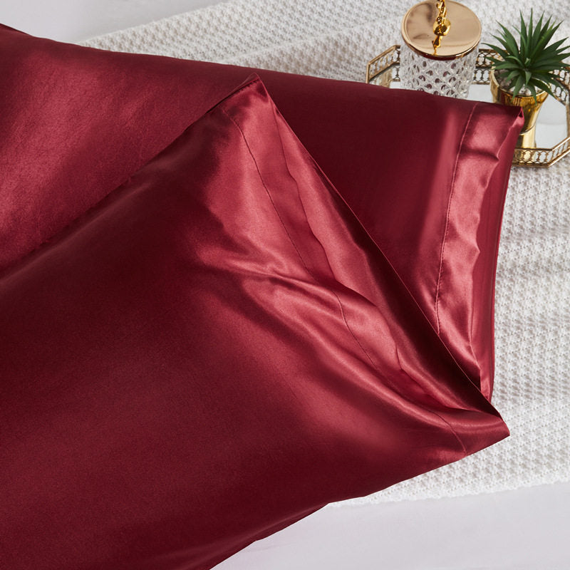 2 Pack Satin Silk Pillowcase / Pillow Cover