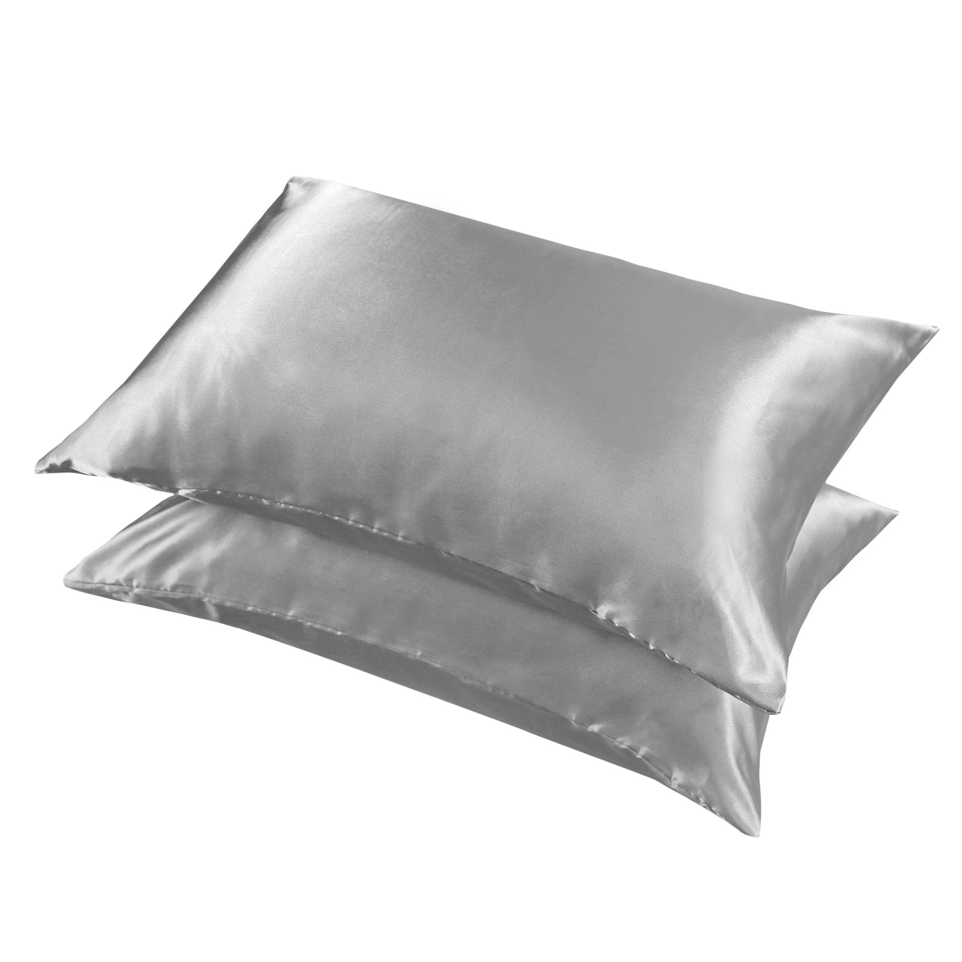 2 Pack Satin Silk Pillowcase / Pillow Cover